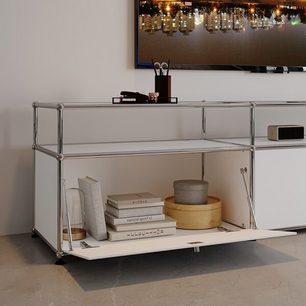 Stainless steel drawer cabinet, vintage living room combination TV cabinet, storage sideboard module, Uins minimalist modern design SM