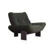 Vintage Single Sofa Chair Silent Wind Solid Wood Leisure Chair Hotel Living Room Club Reception Chair Designer Negotiation Chair