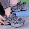 Lightweight Dad Sneakers for Petite Women, 2026 New Spring Hot-Selling Women's Shoes, Thick-Soled Height-Increasing Outdoor Sports Casual Shoes