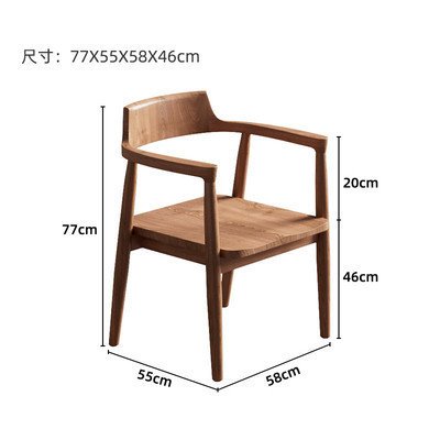 Nordic Solid Wood Dining Table Simple Ash Long Table Log Japanese Style Large Board Table Mobien Table Furniture Oak