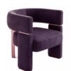 Modern Minimalist Fabric Discussion Leisure Sofa Chair Designer Single Chair Internet Celebrity Chair Nordic Metal Leisure Chair