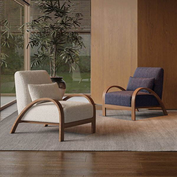 Nordic Simple Light Luxury Living Room Bedroom Sofa Chair for Small Apartment Reception Chair for Hotel Homestay