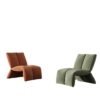 Internet celebrity single sofa special-shaped designer negotiation table and chair combination one table and two chairs creative leisure beauty salon Hotel