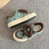 Retro Casual Sneakers for Women 2025 New Spring and Autum Thick-Soled White Shoes Versatile Student Niche Bread Shoes