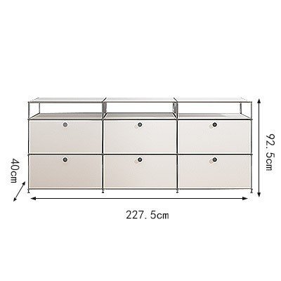 Middle Ancient USM Module Combination Sideboard TV Cabinet Bedside Table Internet Popular Same Style INS Cabinet Storage Cabinet Storage Cabinet