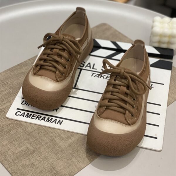 Thick-Soled Moral Training Shoes for Women Ins Trend 2025 Autum New Soft-Soled Sports and Leisure Forrest Gump Shoes Retro Versatile Sneakers