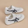 Mesh German Training Shoes for Women 2026 Spring/Summer Thin Breathable New Thick-Soled White Shoes for Students to Pair with Skirts Trendy Mesh Shoes