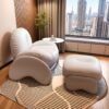 Italian Minimalist Light Luxury Leisure Single Chair Bedroom Living Room Balcony Model Room Homestay Small Apartment Lazy Sofa Chair