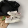 All-Match White Shoes Women's Ins Trendy Soft Sole Board Shoes 2025 New Spring Student's Thick Sole Casual Sports Bread Shoes