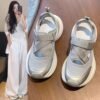Thick-Soled Sports Sandals for Women 2026 New Summer Style with Velcro Cutouts Breathable Mesh Casual Shoes Dad Shoes Thick-Soled Sports Sandals for Women 2026 New Summer Style with Velcro Cutouts Breathable Mesh Casual Shoes Dad Shoes