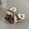 Plush German Training Shoes for Women 2025 Winter New Student Versatile Warm Cotton Shoes Flats Casual Sports Sneakers Plush German Training Shoes for Women 2025 Winter New Student Versatile Warm Cotton Shoes Flats Casual Sports Sneakers