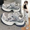Thick-Soled Dad Shoes for Women, 2026 New Spring Hot-Selling Versatile Height-Increasing Casual Sneakers for Women