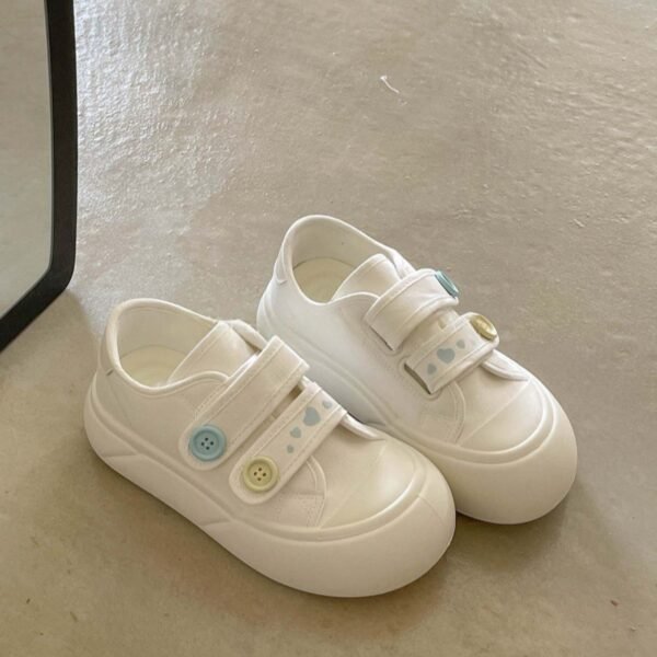 Strawberry Pink Canvas Shoes for Women 2025 New Breathable Thick-Soled Casual Sports Sneakers for Students Versatile Ugly Cute Big-Toe Shoes