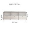 Middle Ancient USM Module Combination Sideboard TV Cabinet Bedside Table Internet Popular Same Style INS Cabinet Storage Cabinet Storage Cabinet