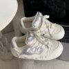 Spring Versatile Sneakers for Women 2026 New Popular Niche Thick-Soled Student Casual Sports White Shoes German Training Shoes Spring Versatile Sneakers for Women 2026 New Popular Niche Thick-Soled Student Casual Sports White Shoes German Training Shoes