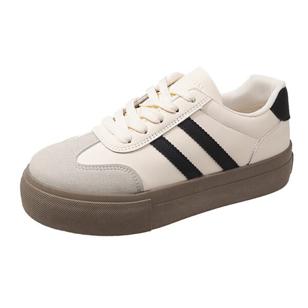 Thick-Soled Forrest Gump Training Shoes for Women 2025 New Spring Breathable Retro Niche Height-Increasing Shoes Versatile Casual Sneakers