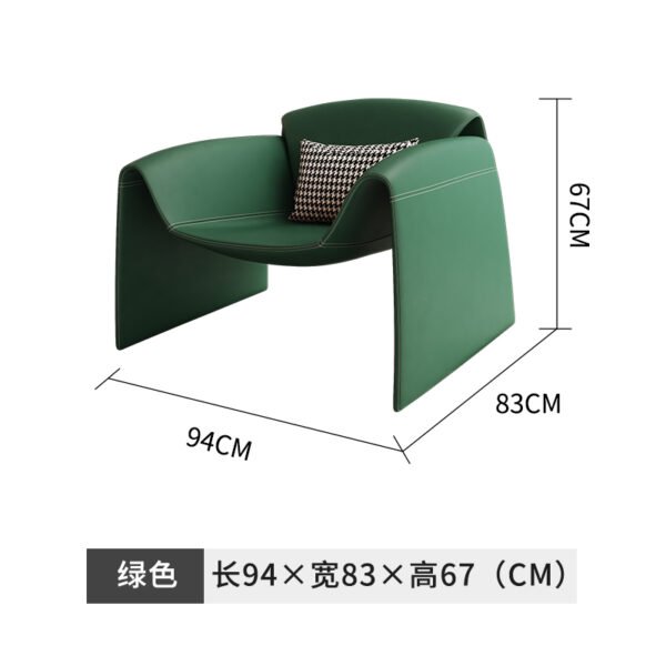 Single Sofa Light Luxury Living Room Modern Crab Chair Creative Chair Hotel Bedroom Balcony Home Single Chair Leisure Chair