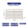 Stainless steel drawer cabinet, vintage living room combination TV cabinet, storage sideboard module, Uins minimalist modern design SM