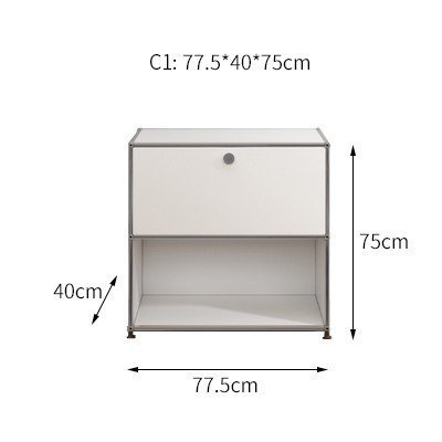 Middle Ancient USM Module Combination Sideboard TV Cabinet Bedside Table Internet Popular Same Style INS Cabinet Storage Cabinet Storage Cabinet
