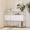 Stainless steel drawer cabinet, vintage living room combination TV cabinet, storage sideboard module, Uins minimalist modern design SM
