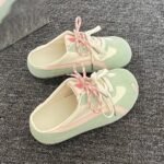 Open-Toe Half Slippers for Women, Summer 2025 New Style, Ultra-Popular Backless Shoes, Red German Training Shoes, Slip-On Sandals