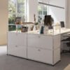 Stainless steel drawer cabinet, vintage living room combination TV cabinet, storage sideboard module, Uins minimalist modern design SM