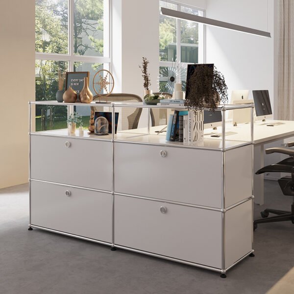 Stainless steel drawer cabinet, vintage living room combination TV cabinet, storage sideboard module, Uins minimalist modern design SM