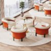 Hotel Lobby Reception Sofa Sales Office Lobby Card Seat Beauty Salon Business Office Negotiation Meeting Sofa Combination