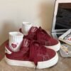 Canvas Shoes for Women 2025 Spring and Autum New Retro Shoes Ins Trbottomy Versatile Niche Student Thick-Soled Casual Sneakers
