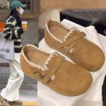 Retro Thick-Soled Full-Wrap Birkenstock Shoes for Women, 2026 Spring New Style, Versatile with Skirts, Slip-On Birkenstock Flats
