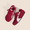 Red German Training Shoes for Women, 2026 Spring New Style Shoes, Versatile Sneakers That Match with Skirts, Niche Thin-Soled Casual Shoes, A-Gan Shoes