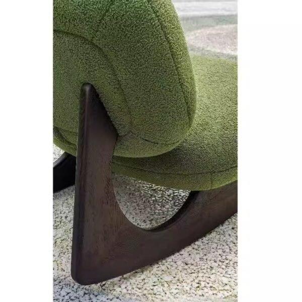 Designer Leisure Chair Wabi-Sabi Retro Fabric L-Shaped Floor-Standing Cashmere Single Sofa Model Room B&B Hotel Designer Leisure Chair Wabi-Sabi Retro Fabric L-Shaped Floor-Standing Cashmere Single Sofa Model Room B&B Hotel