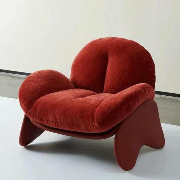 Italian Minimalist Light Luxury Leisure Single Chair Bedroom Living Room Balcony Model Room Homestay Small Apartment Lazy Sofa Chair
