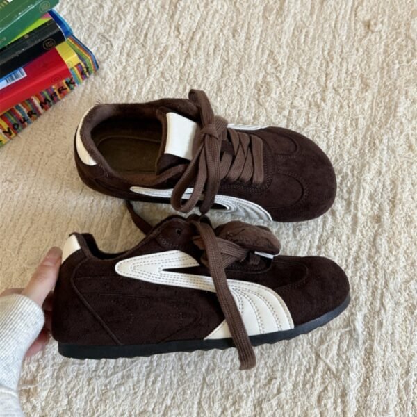Women's De Xun Shoes 2025 New Autumn/Winter Popular Super Hot Fleece-Lined Casual Sports Double Cotton Shoes for Women