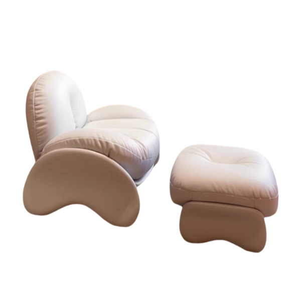 Italian Minimalist Light Luxury Leisure Single Chair Bedroom Living Room Balcony Model Room Homestay Small Apartment Lazy Sofa Chair