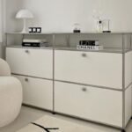 Middle Ancient USM Module Combination Sideboard TV Cabinet Bedside Table Internet Popular Same Style INS Cabinet Storage Cabinet Storage Cabinet