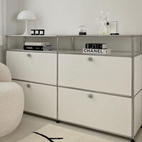 Middle Ancient USM Module Combination Sideboard TV Cabinet Bedside Table Internet Popular Same Style INS Cabinet Storage Cabinet Storage Cabinet