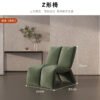 Internet celebrity single sofa special-shaped designer negotiation table and chair combination one table and two chairs creative leisure beauty salon Hotel