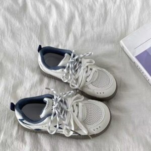 Popular Breathable Mesh Sneakers for Women, 2026 Summer New Style, Super Trendy Versatile Niche Casual Sports White Shoes