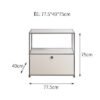 Middle Ancient USM Module Combination Sideboard TV Cabinet Bedside Table Internet Popular Same Style INS Cabinet Storage Cabinet Storage Cabinet