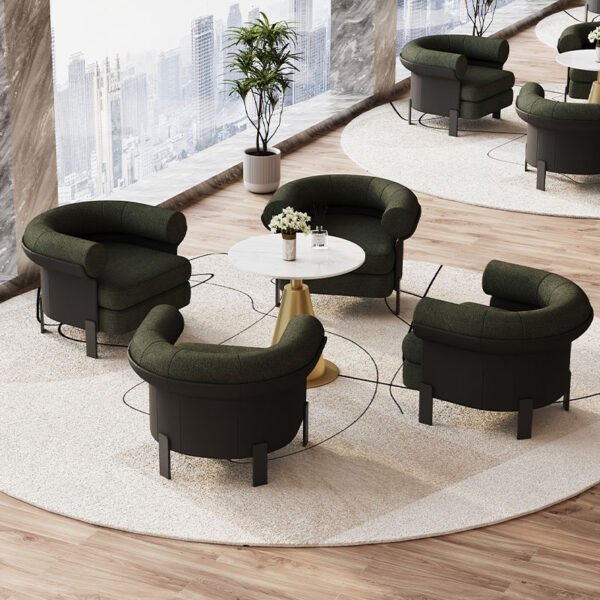 Hotel Lobby Reception Sofa Sales Office Lobby Card Seat Beauty Salon Business Office Negotiation Meeting Sofa Combination