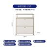 Stainless steel drawer cabinet, vintage living room combination TV cabinet, storage sideboard module, Uins minimalist modern design SM