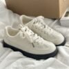 Popular Thick-Soled Sneakers for Women Ins Trbottom 2025 Spring and Autum New Style Breathable and Versatile Student Sports and Leisure White Shoes