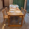 Nordic Solid Wood Dining Table Simple Ash Long Table Log Japanese Style Large Board Table Mobien Table Furniture Oak