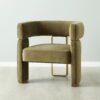 Modern Minimalist Fabric Discussion Leisure Sofa Chair Designer Single Chair Internet Celebrity Chair Nordic Metal Leisure Chair
