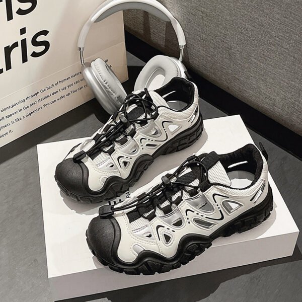 Hollow-Out Sports Sandals for Women 2026 New Spring and Summer Breathable Quirky Sports Dad Shoes Casual Versatile Clogs