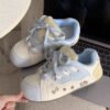 Spring Versatile Sneakers for Women 2026 New Popular Niche Thick-Soled Student Casual Sports White Shoes German Training Shoes Spring Versatile Sneakers for Women 2026 New Popular Niche Thick-Soled Student Casual Sports White Shoes German Training Shoes