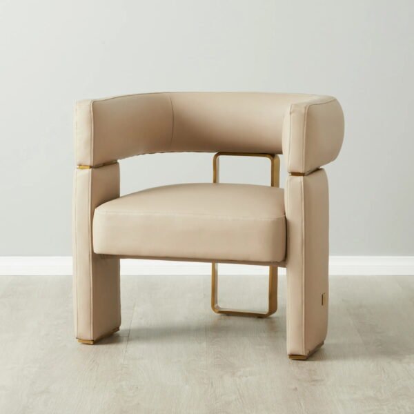 Modern Minimalist Fabric Discussion Leisure Sofa Chair Designer Single Chair Internet Celebrity Chair Nordic Metal Leisure Chair