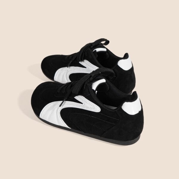 Red German Training Shoes for Women, 2026 Spring New Style Shoes, Versatile Sneakers That Match with Skirts, Niche Thin-Soled Casual Shoes, A-Gan Shoes