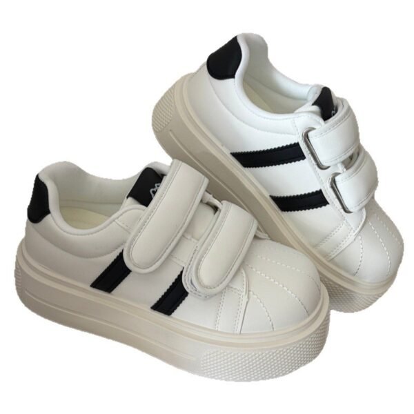 Women's Platform Sneakers 2026 New Spring Sports Casual Shoes with Velcro Versatile Shell Sneakers